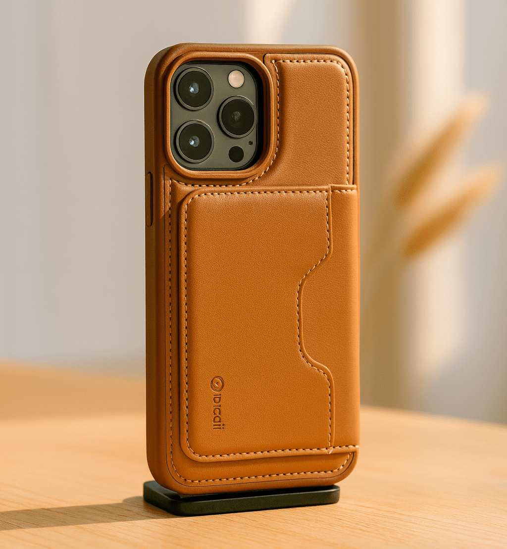 Leather Style Wallet Case iPhone - Zambeel