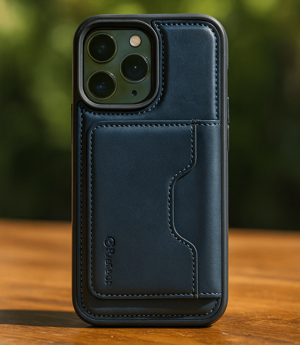 Leather Style Wallet Case iPhone - Zambeel