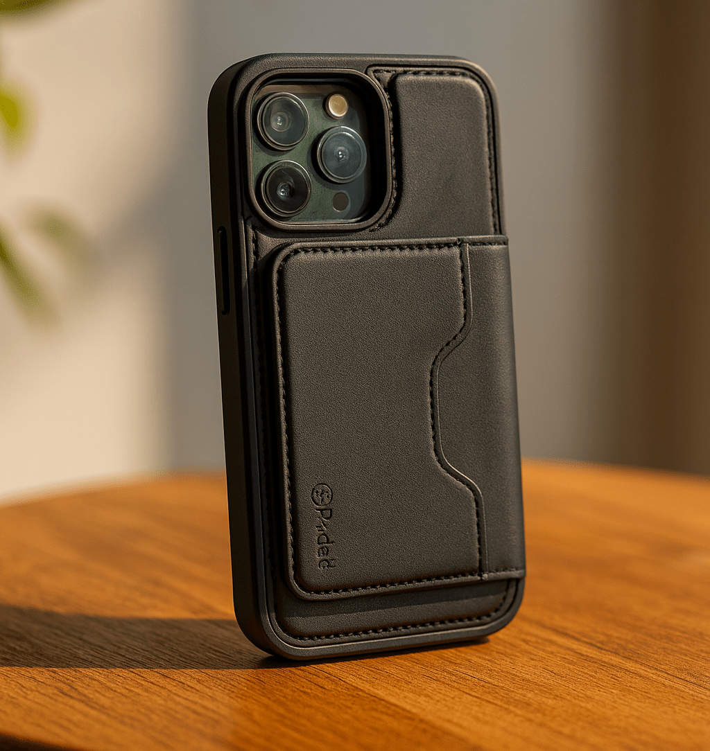 Leather Style Wallet Case iPhone - Zambeel