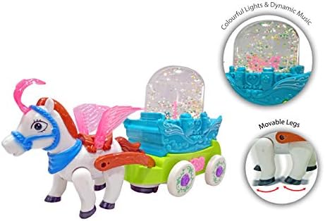 LED Bubble Carriage With Horse - Zambeel