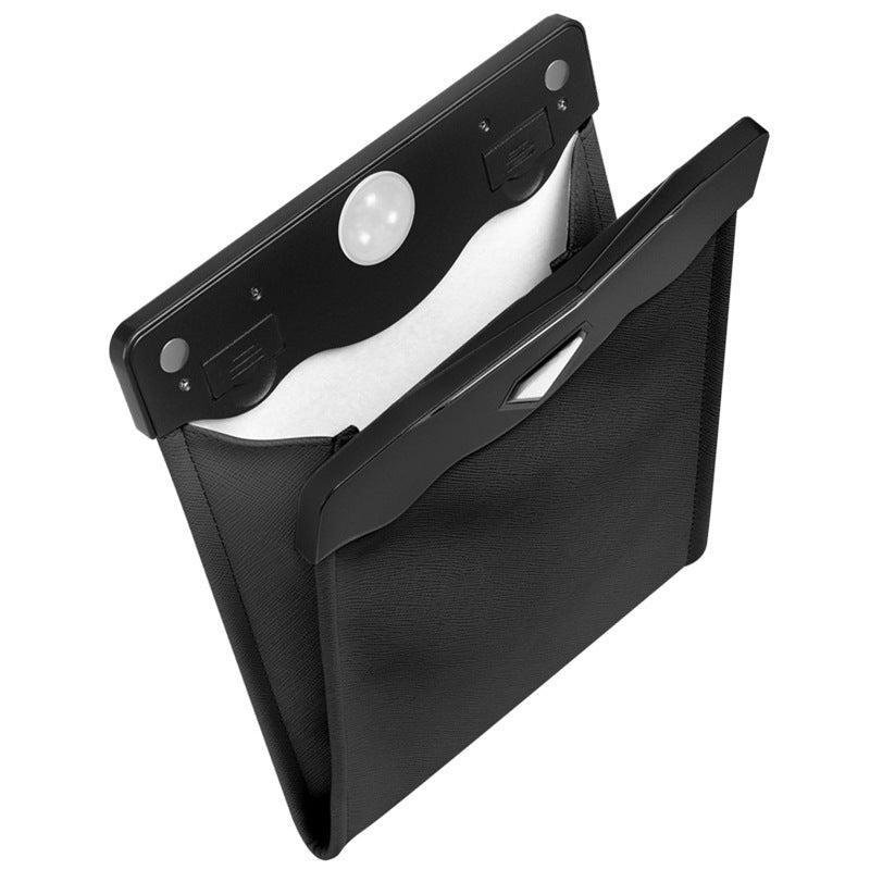 LED Car Trash Can Organizer Garbage Holder Automobiles Storage Bag Accessories Auto Door Seat Back Visor Trash Bin Paper Dustbin - Zambeel