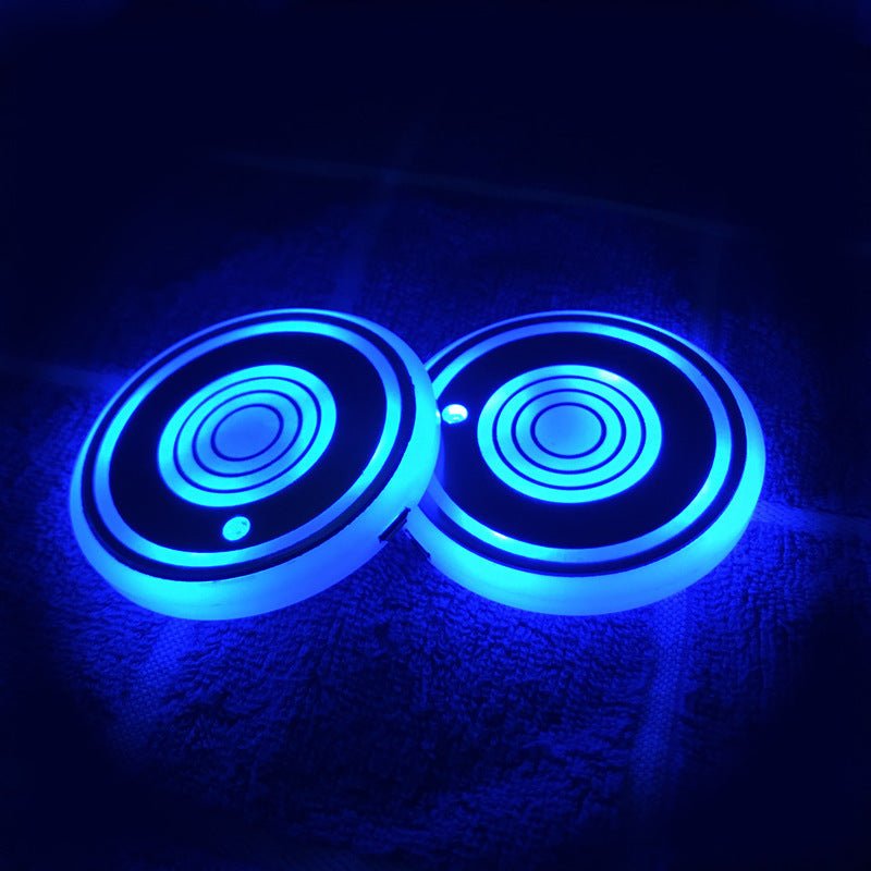 LED Luminous Water Coaster, Water Cup Mat, Car Atmosphere Light - Zambeel