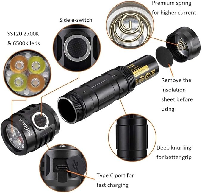 Led Rechargeable Flashlight - Zambeel