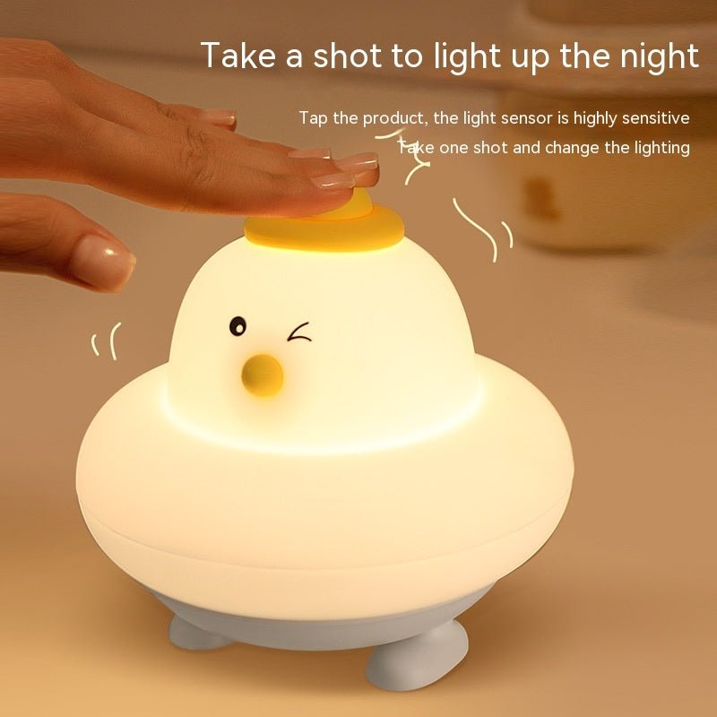 Led Small Night Lamp Silicone Charging Night Light Home Decor - Zambeel