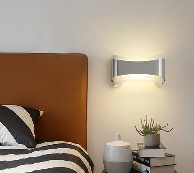 Led Wall Lamp Bedroom Bedside Lamp Background Wall Decoration - Zambeel