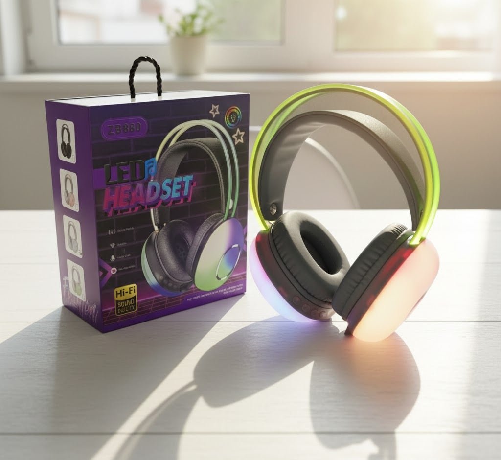LED Wireless Headset - Zambeel
