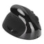 Left Hand Vertical Mouse 2.4G Wireless Vertical Ergonomic Mouse Rechargeable Mouse with USB Adapter Adjustable DPI for PC Black - Zambeel