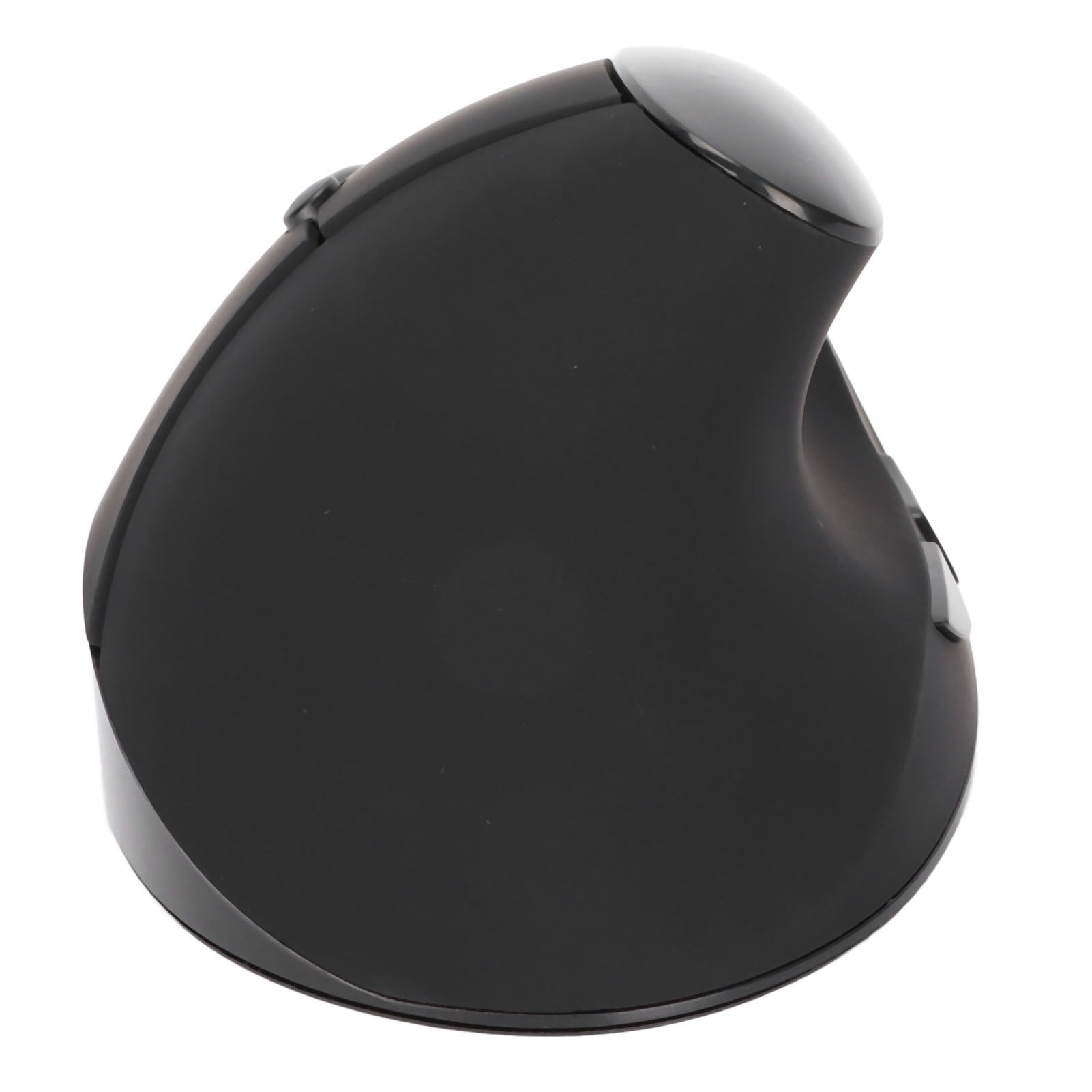 Left Hand Vertical Mouse 2.4G Wireless Vertical Ergonomic Mouse Rechargeable Mouse with USB Adapter Adjustable DPI for PC Black - Zambeel