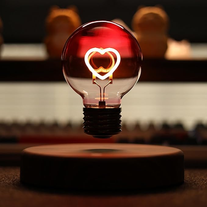 Levitating Heart LED Bulb Lamp © - Zambeel