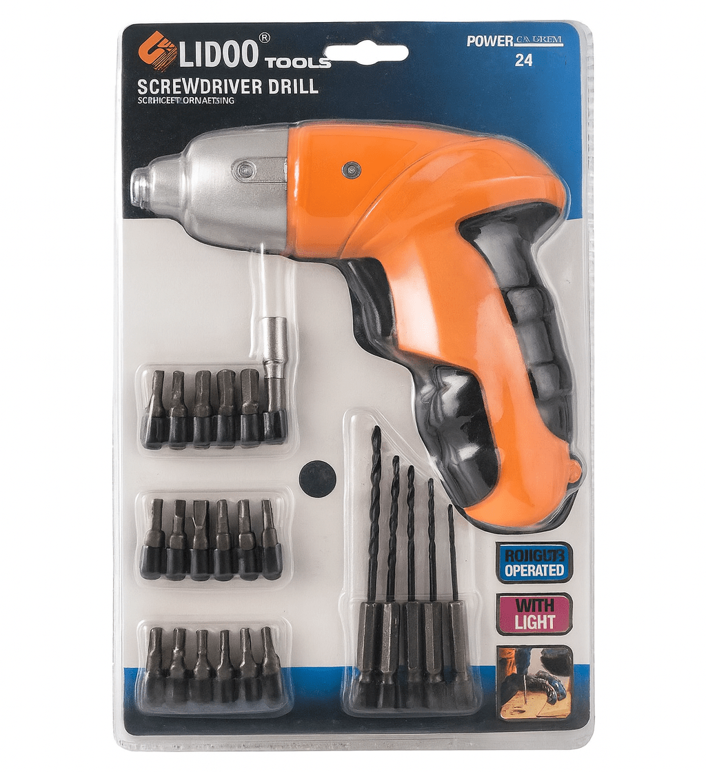 LIDOU - Screwdriver Drill Kit - Zambeel