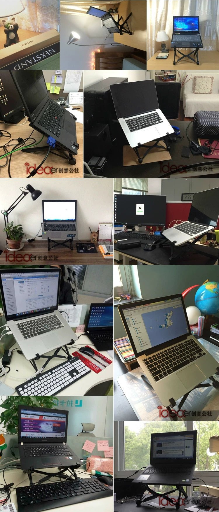 Lifting And Foldable Portable Desktop Computer Stand - Zambeel