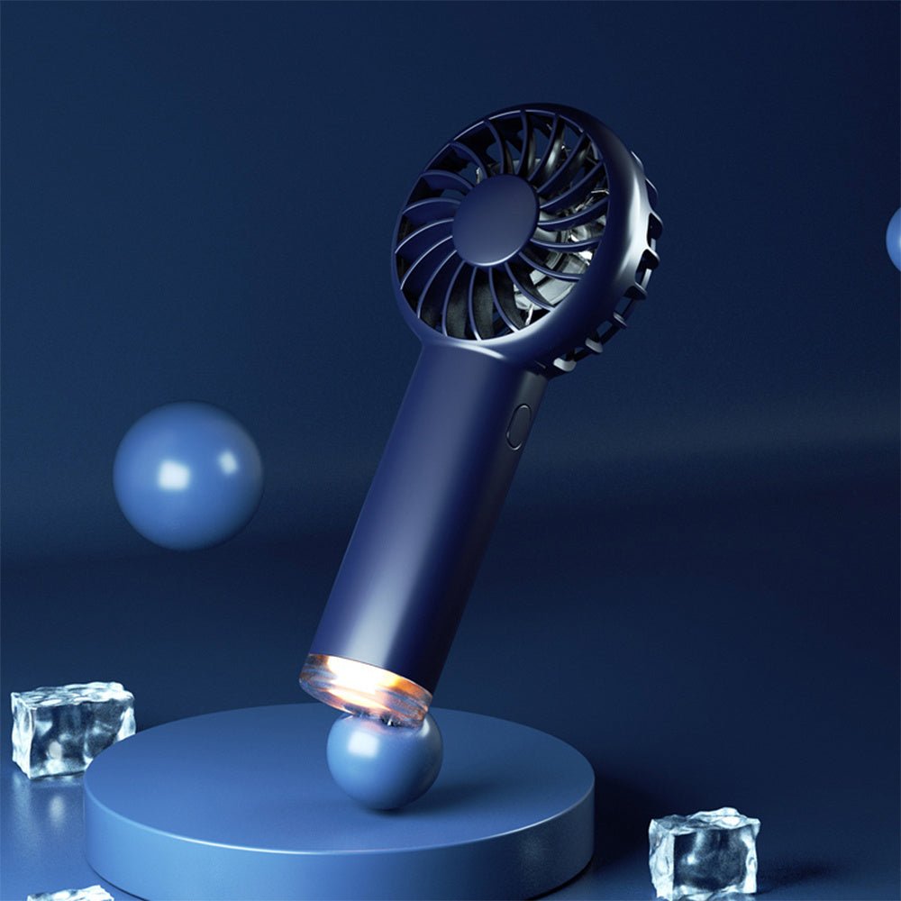 Little Hornet Handheld Mini Electric Fan Portable Charging With Small Lamp - Zambeel