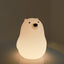 Little White Bear Pat Light Silicone Soft Light Sleep Light Night Light - Zambeel