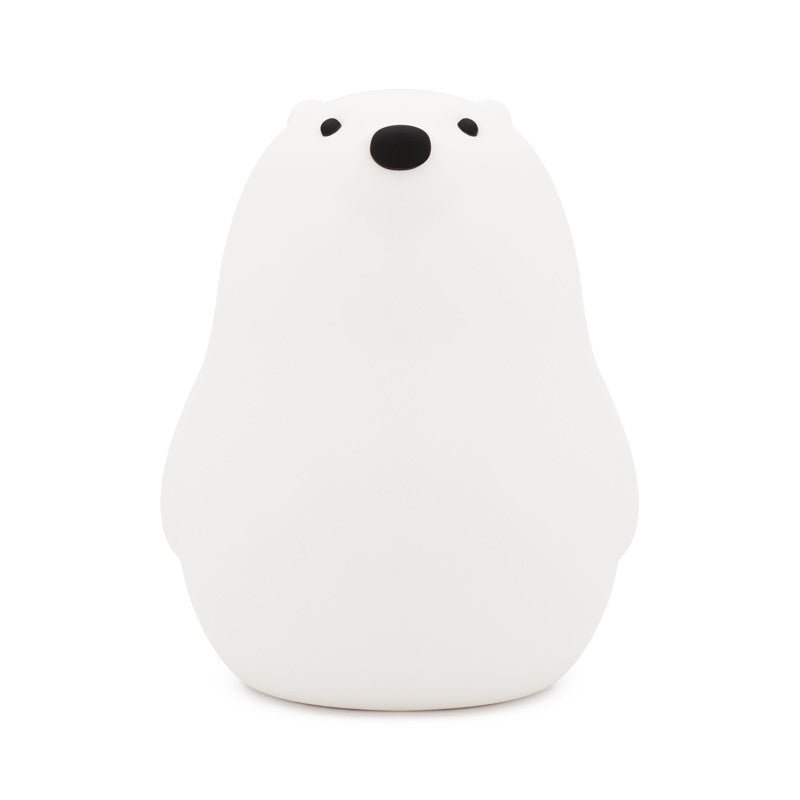 Little White Bear Pat Light Silicone Soft Light Sleep Light Night Light - Zambeel