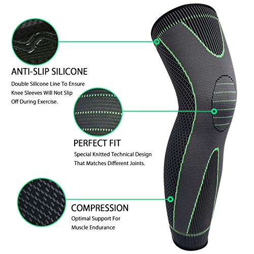 Long Compression Knee Sleeve Brace - Zambeel