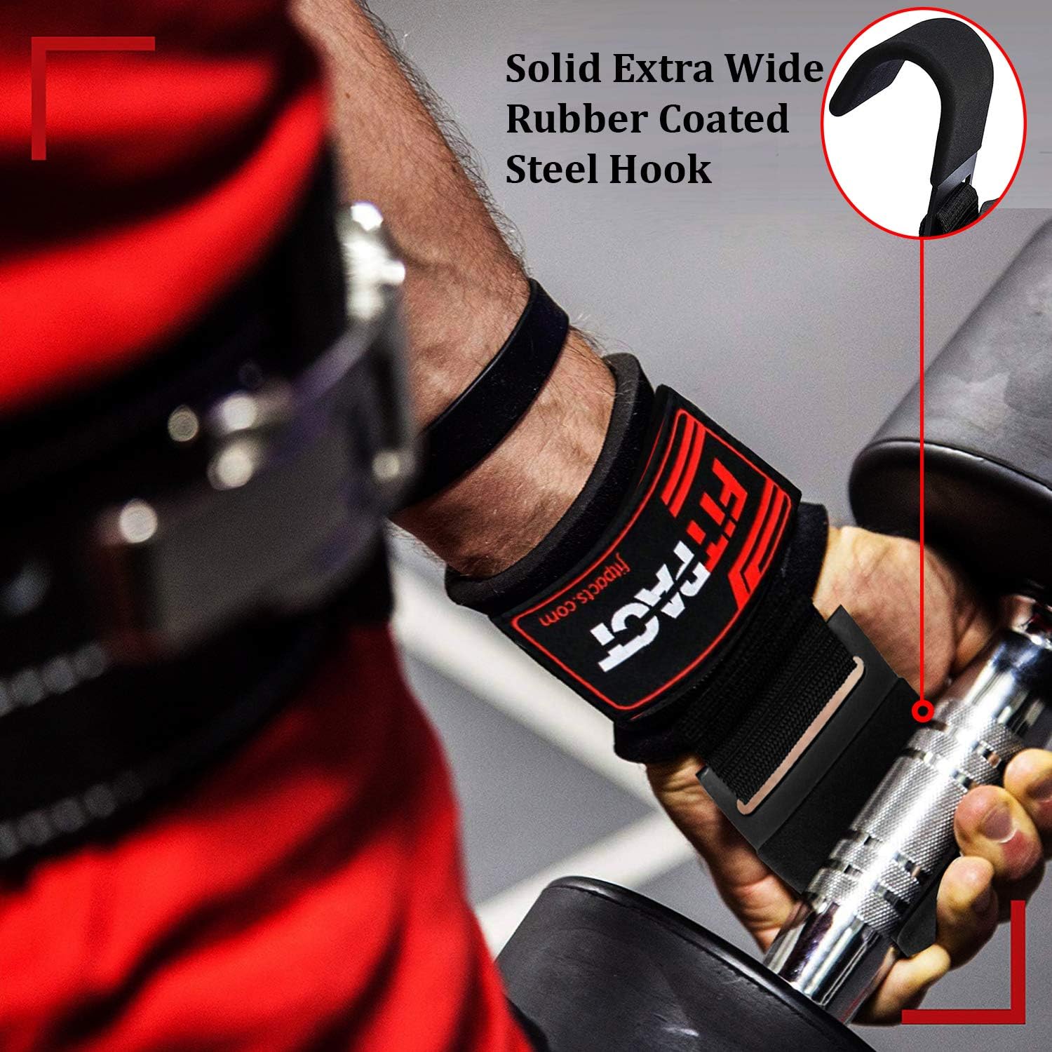 LORDEX - Fitness Lifting Hook Straps - Zambeel