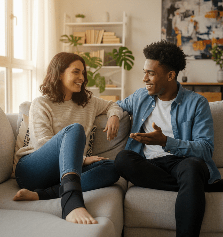 Lordex - Self - Heating Ankle Support Wrap - Zambeel