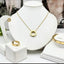 Love Circle Gold Jewelry Set - Zambeel