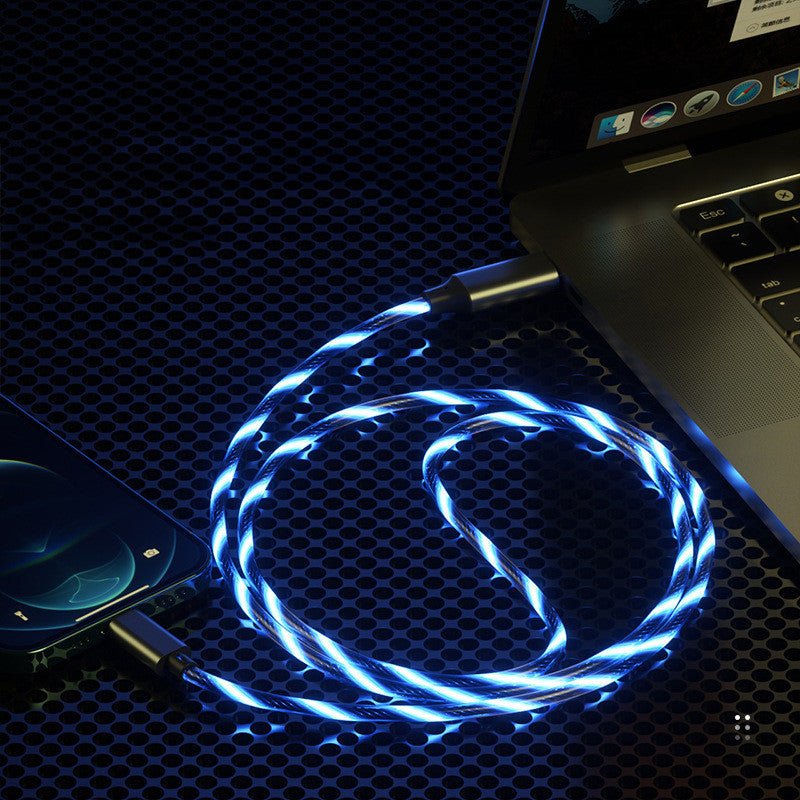 Luminous Elbow Streamer Data Cable Fast Charge - Zambeel