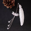 Luminous Retro Pure Copper Feather Bookmark - Zambeel
