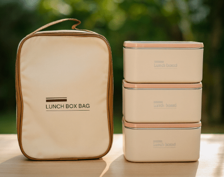 Lunch Box Set with Insulated Carry Bag - Zambeel