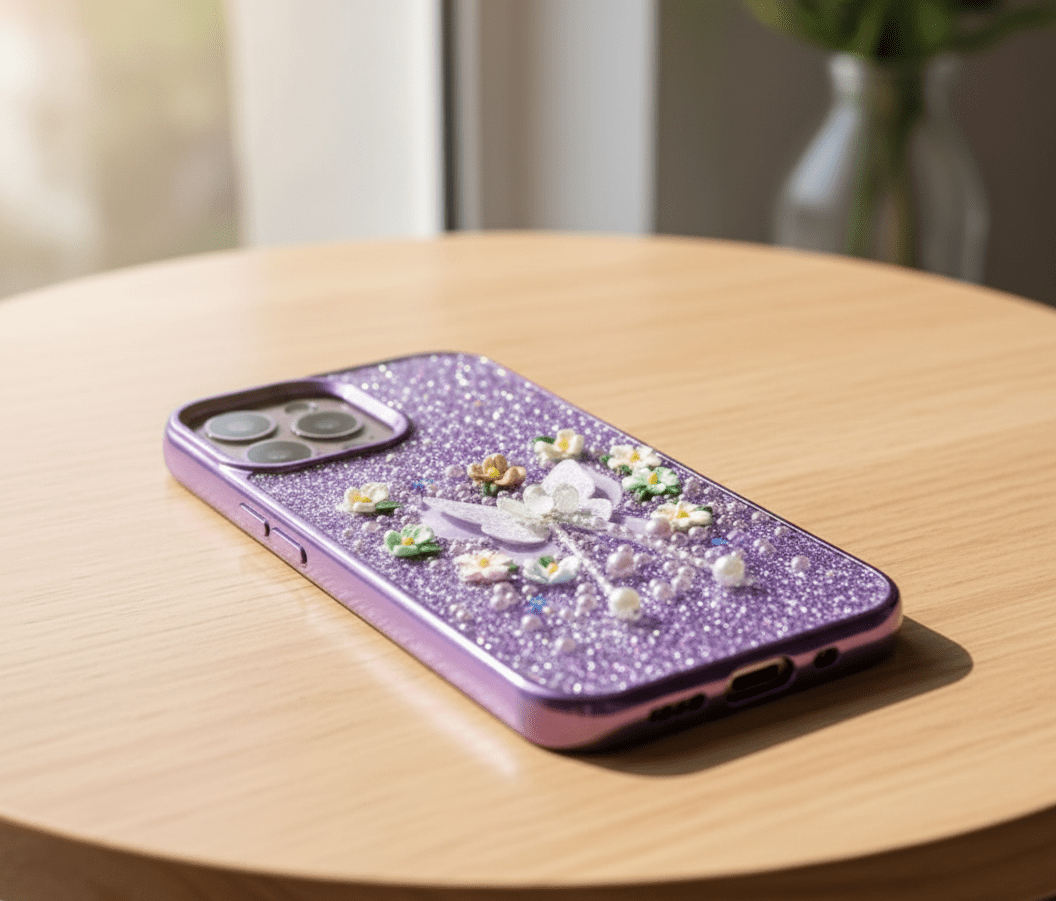 Luxury 3D Glitter Butterfly Phone iPhone Case - Zambeel