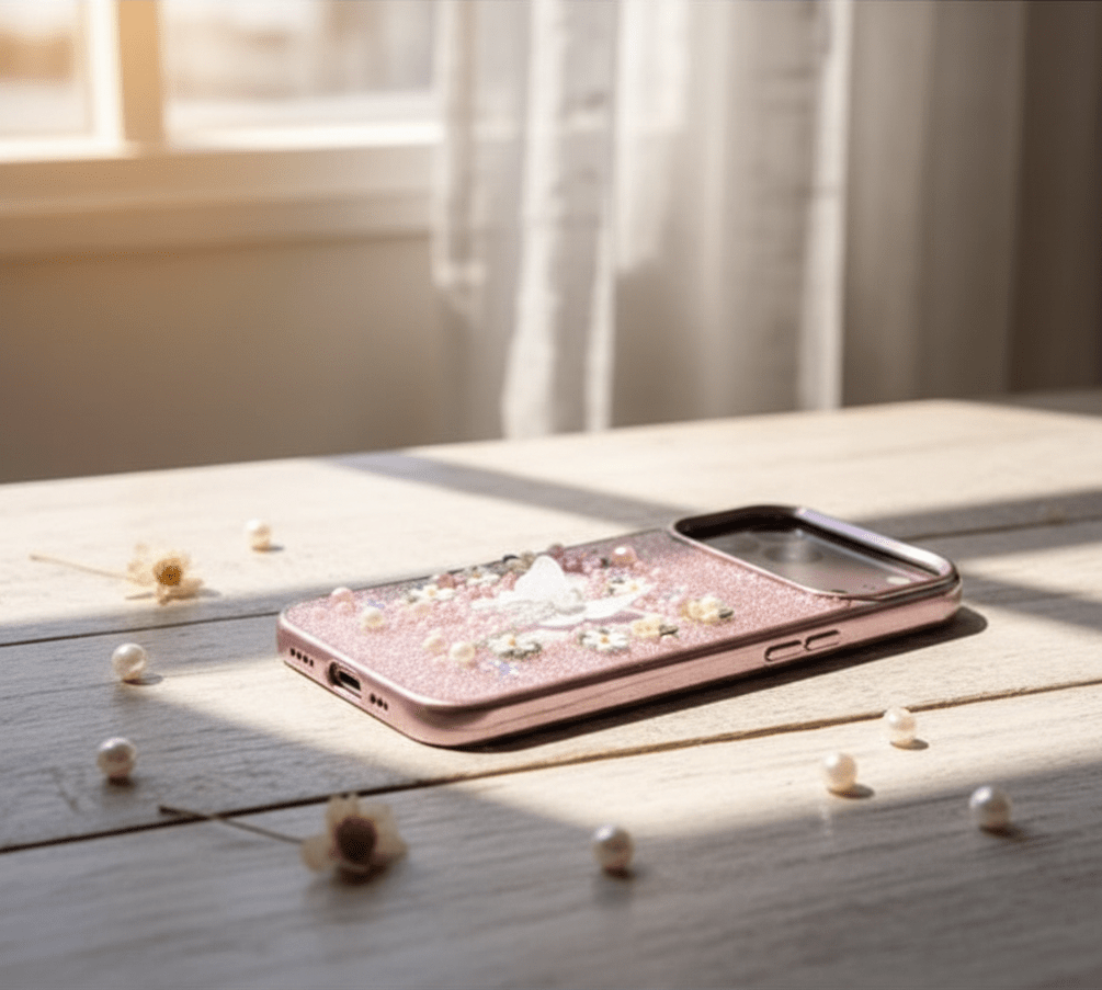 Luxury 3D Glitter Butterfly Phone iPhone Case - Zambeel