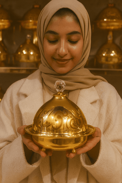 Luxury Arabic - Inspired Gold Food Warmer © - Zambeel