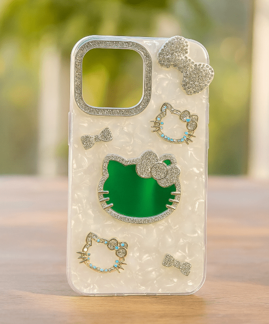Luxury Bling Kitty Crystal iPhone Case - Zambeel