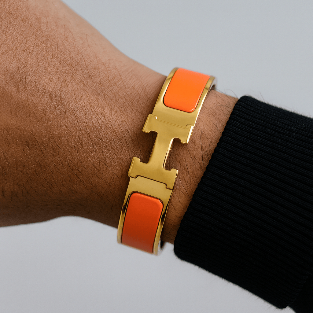 Luxury H Enamel Bracelet - Zambeel