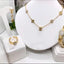 Luxury LV Charm Gold Jewelry Set - Zambeel