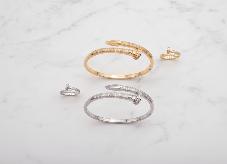 Luxury Nail - Style Sparkle Bangle Set - Zambeel