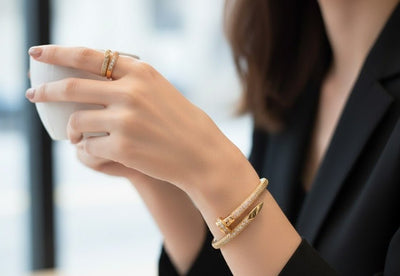 Luxury Nail - Style Sparkle Bangle Set - Zambeel