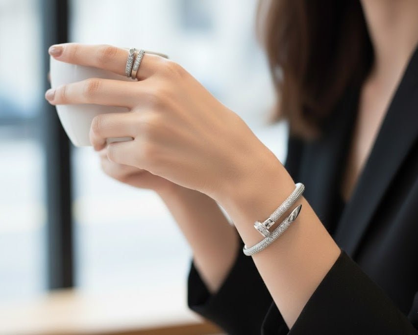 Luxury Nail - Style Sparkle Bangle Set - Zambeel