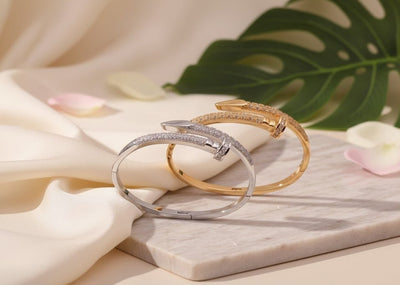 Luxury Nail - Style Sparkle Bangle Set - Zambeel
