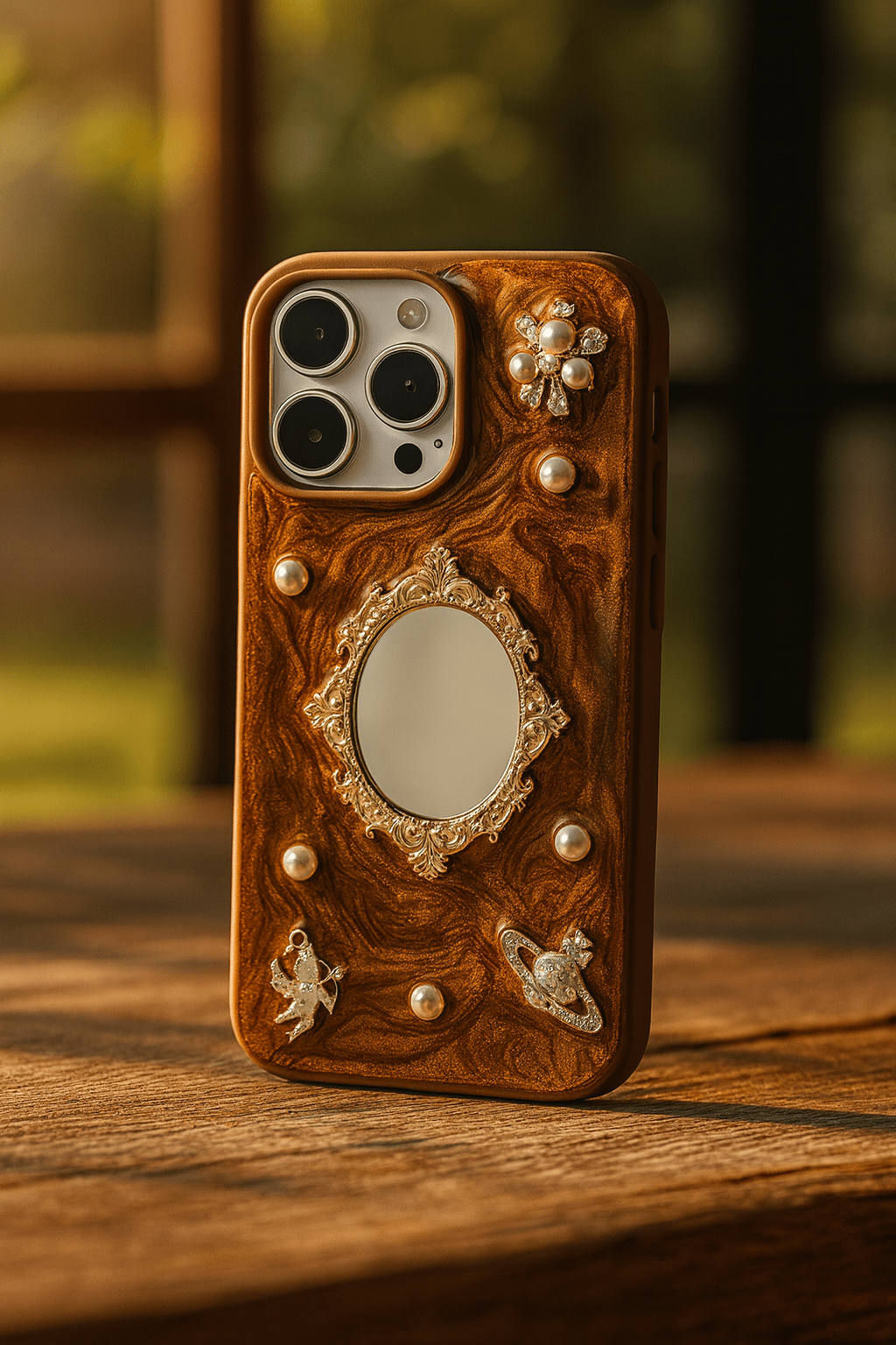 Luxury Retro Mirror iPhone Case - Zambeel