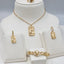 Luxury “V” Monogram Gold Jewelry Set - Zambeel