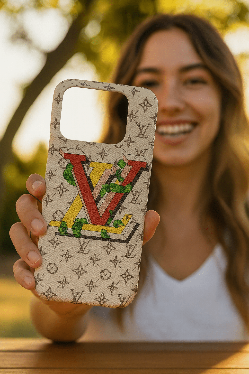 LV Leather iPhone Case - Zambeel