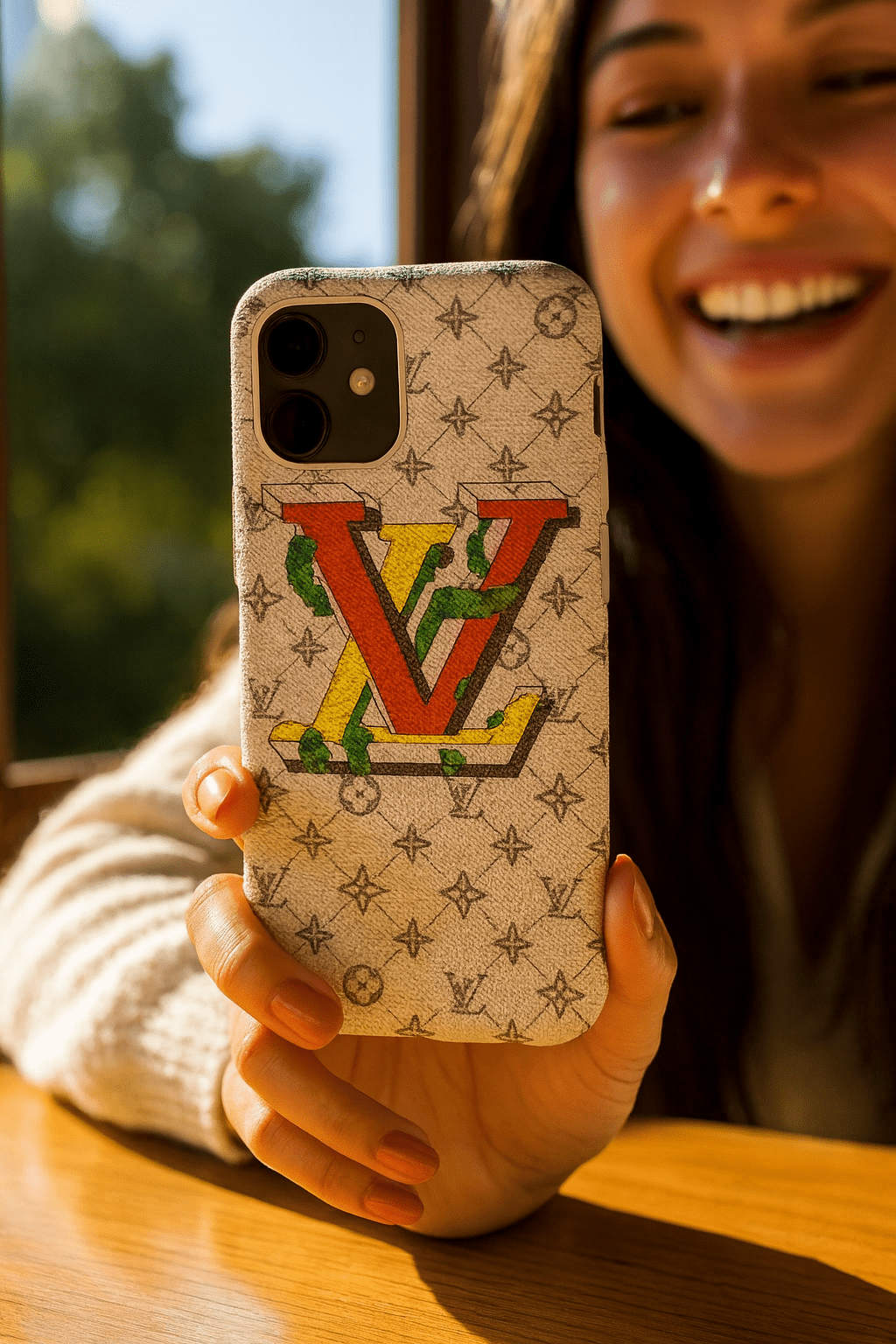 LV Leather iPhone Case - Zambeel