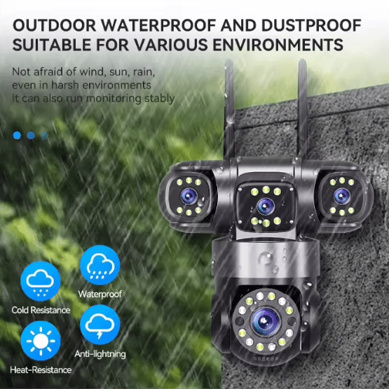 LX - Triple - Lens Security Camera © - Zambeel