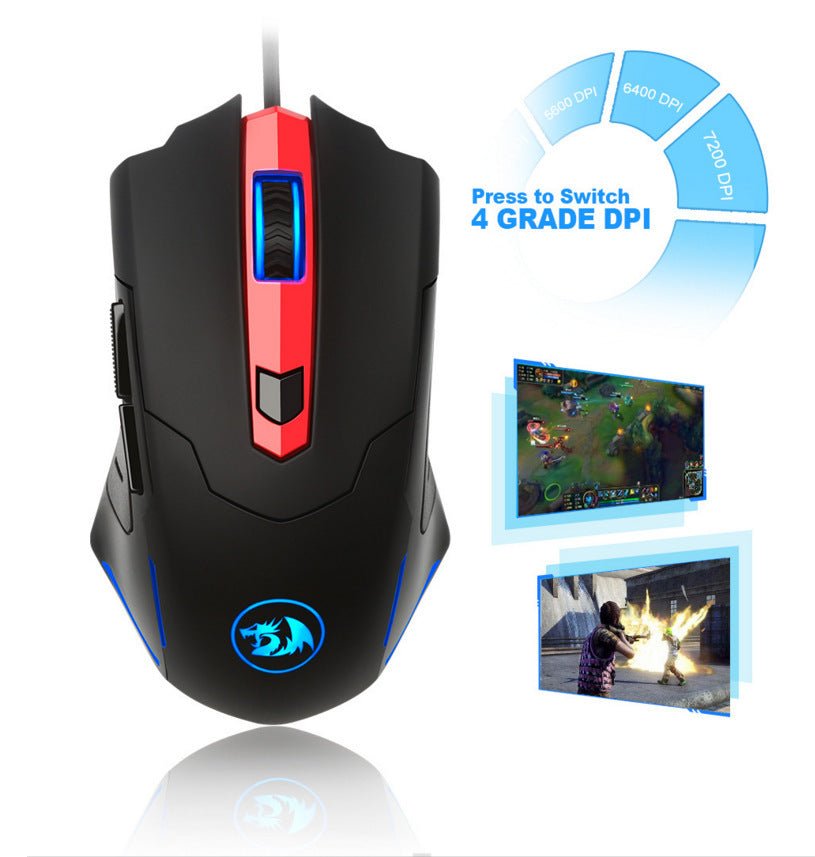 M705USB Wired Gaming Gaming Mouse For Desktop And Laptop Computers - Zambeel
