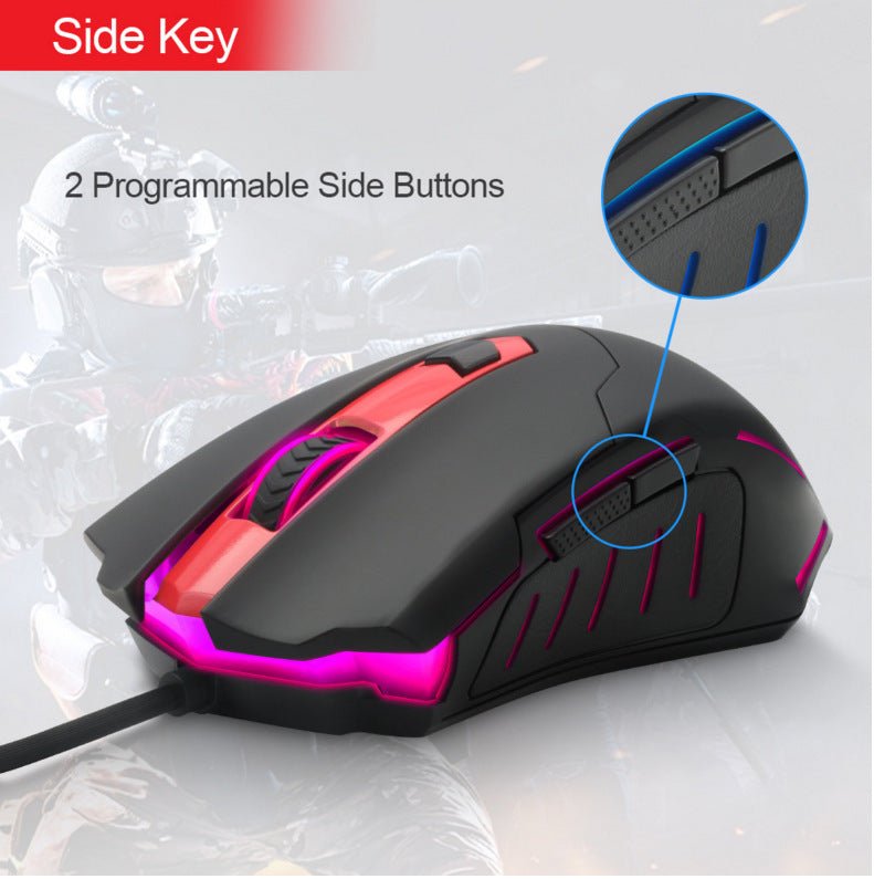 M705USB Wired Gaming Gaming Mouse For Desktop And Laptop Computers - Zambeel