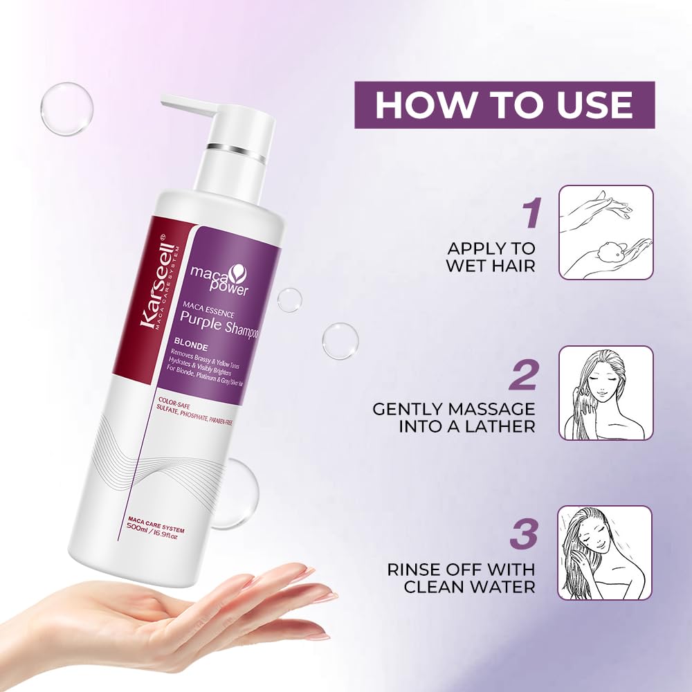 Maca Power - Essence Purple Shampoo (Original) - Zambeel