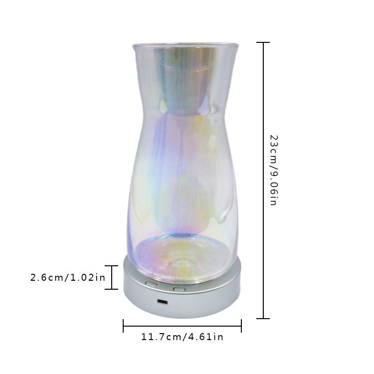 Magic Color Rotating LED Light Vase Creative Lamp Home Decor - Zambeel