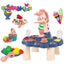 Magic Dough Happy Color Mud Desk Set - Zambeel