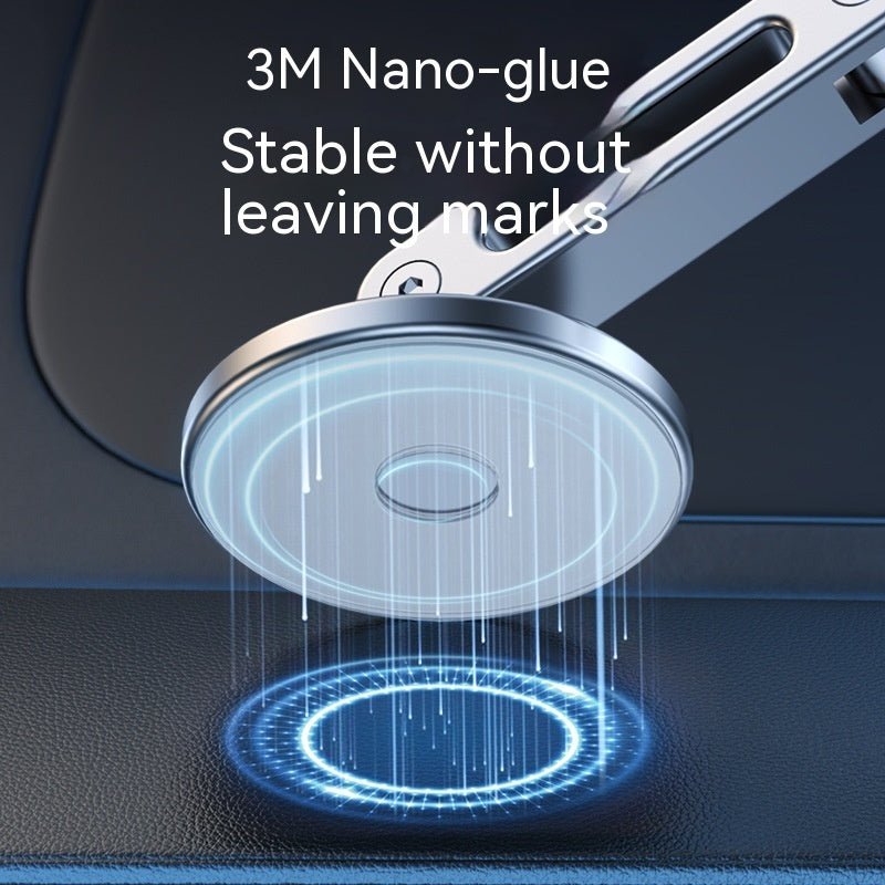Magnetic Car Phone Holder Hanging Screen Car 360 Degree Rotating Metal Aluminum Alloy - Zambeel