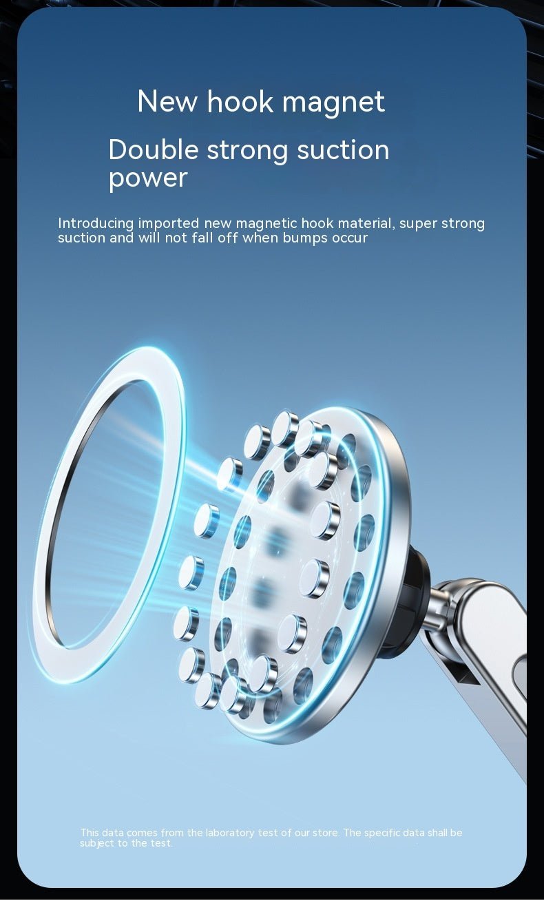 Magnetic Car Phone Holder Hanging Screen Car 360 Degree Rotating Metal Aluminum Alloy - Zambeel