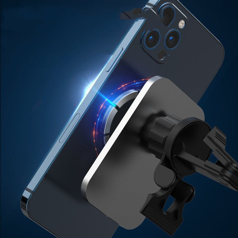 Magnetic Car Wireless Charger 15W Fast Charging Air Outlet - Zambeel