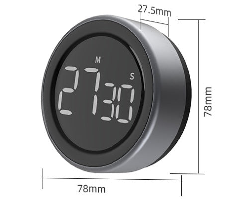 Magnetic Digital Timer For Kitchen Cooking Shower Study Stopwatch LED Counter Alarm Remind Manual Electronic Countdown - Zambeel