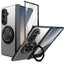 Magnetic Ring Kickstand Case with Tempered Glass - Zambeel